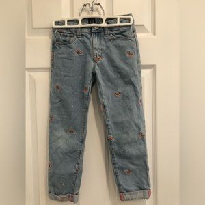 Gap Rainbow jeans